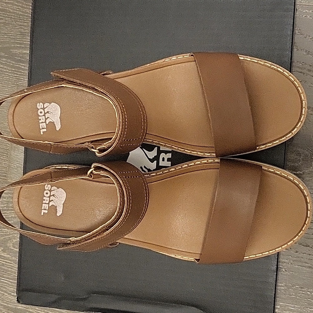 Sorel Women's Joanie™ IV Y Strap Wedge Sandal Size 11 Never Worn - Picture 6 of 17